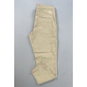 Eddie Bauer Flex Waist Patch Pocket Tapered Ankle Hiking Pants. Beige, Women's 4